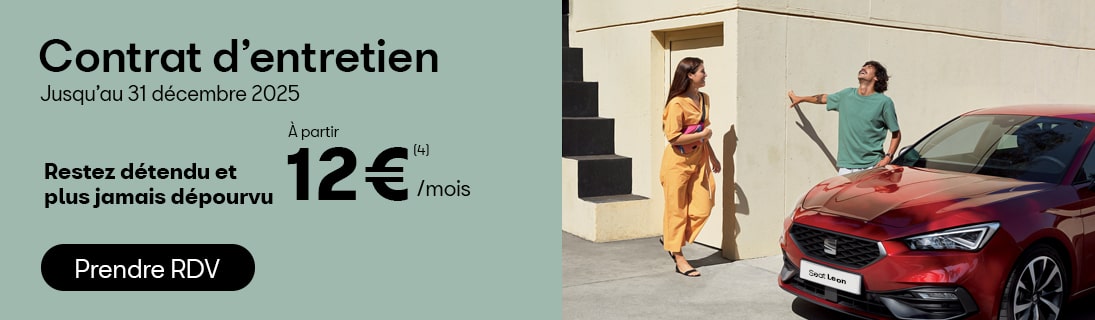 Contrat d'entretien Seat 2025